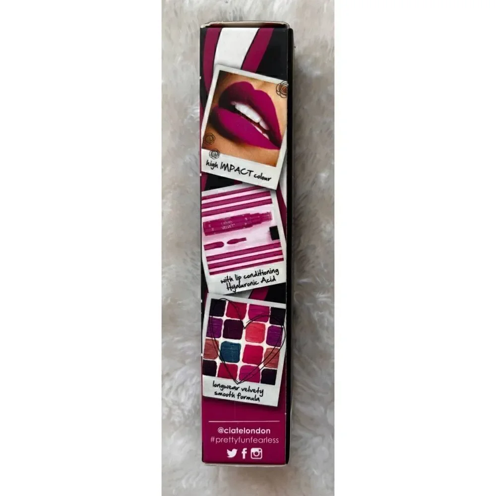 NIB Ciate London Liquid Velvet Moisturizing Matte Liquid Lipstick in Chatterbox
